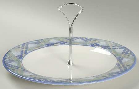 Glen Ora Round Serving Plate with Handle (DP)