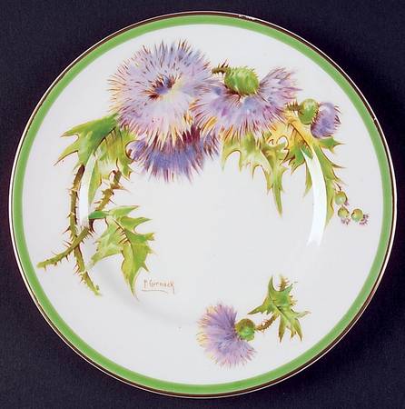Glamis Thistle Dessert/Pie Plate
