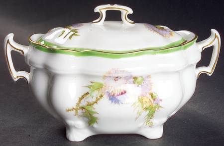Glamis Thistle Sugar Bowl & Lid