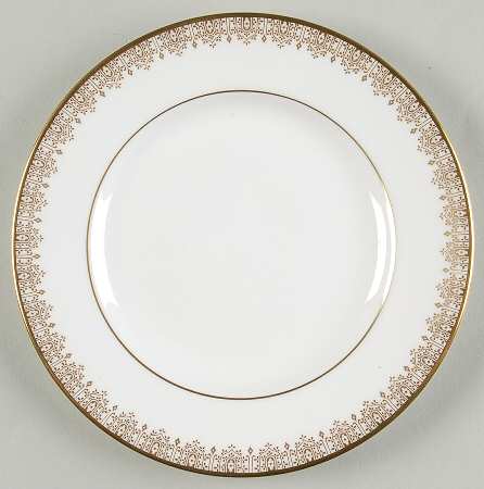Gold Lace Bread & Butter Plate