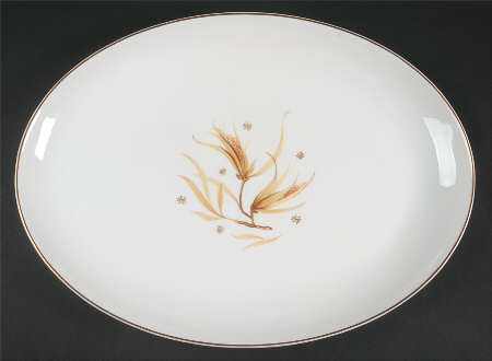 Golden Maize 15" Oval Serving Platter