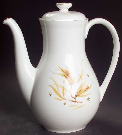 Golden Maize Coffee Pot & Lid