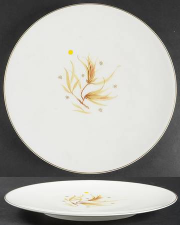 Golden Maize Cake Plate