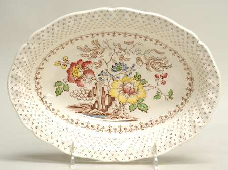 Grantham 9" Oval Vegetable Bowl by Royal Doulton