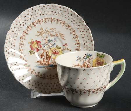 Grantham Flat Demitasse Cup & Saucer Set