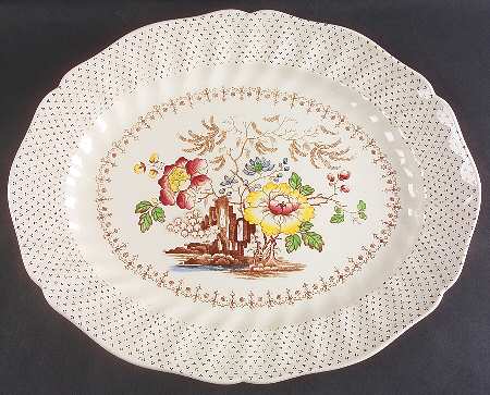 Grantham 17" Oval Serving Platter