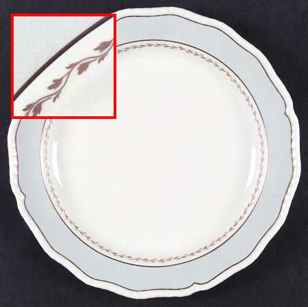 Gray Rim 12" Chop Plate (Round Platter)
