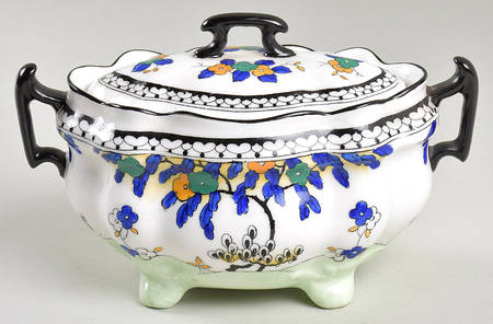 H1790 (Scalloped) Sugar Bowl & Lid