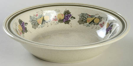 Harvest Garland (Rim) Rim Soup Bowl