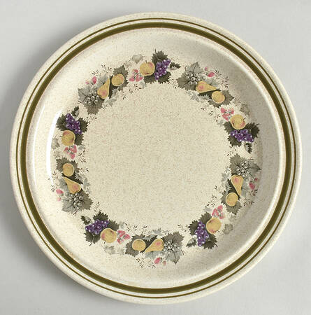 Harvest Garland (Rim) Salad Plate