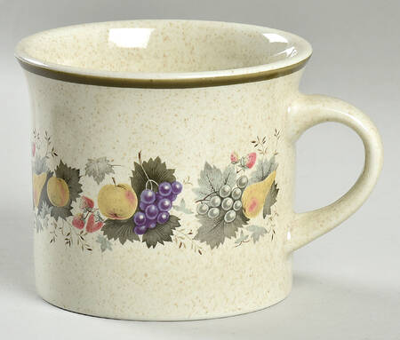 Harvest Garland (Rim) Flat Cup