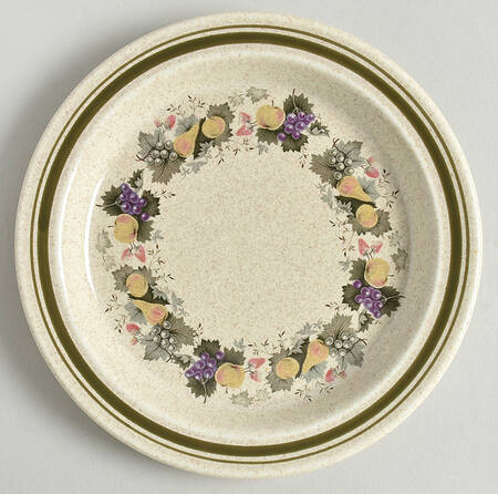 Harvest Garland (Rim) Bread & Butter Plate