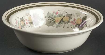 Harvest Garland (Rim) Rim Fruit/Dessert (Sauce) Bowl