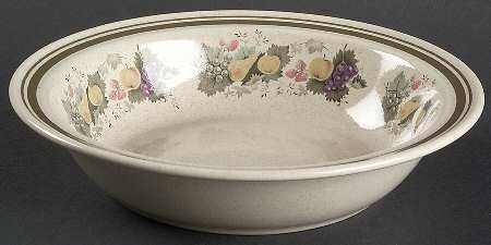 Harvest Garland (Rim) Rim Soup Bowl