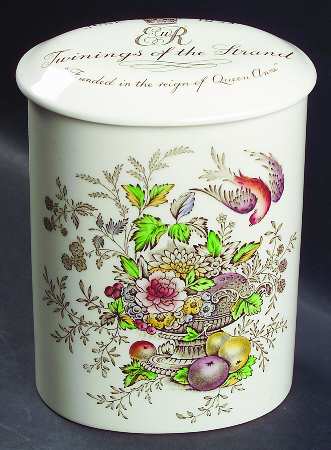 Hampshire Tea Caddy & Lid