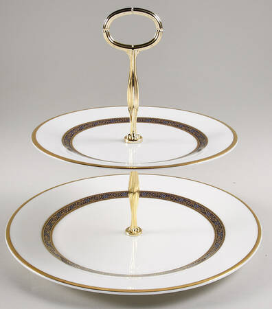 Harlow 6 5/8"-10"  2 Tiered Serving Tray (Dp, Sp) HC
