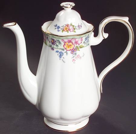 Hartington Coffee Pot & Lid by Royal Albert