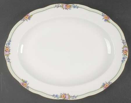 Hartington 13" Oval Serving Platter by Royal Albert