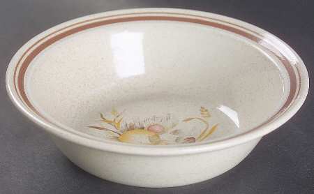Harvest Time Rim Fruit/Dessert (Sauce) Bowl