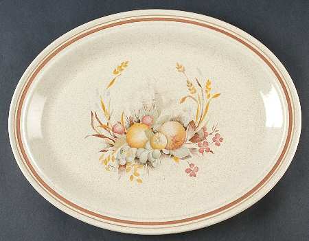 Harvest Time 13" Oval Serving Platter