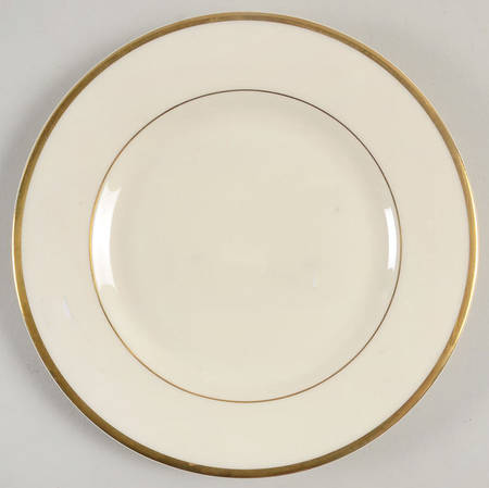 Heather (Gold Trim, Albion Shape) Bread & Butter Plate