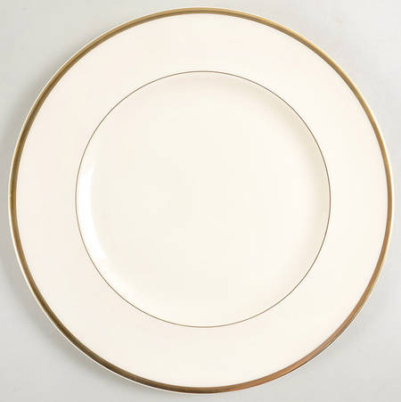 Heather (Gold Trim, Albion Shape) Dinner Plate