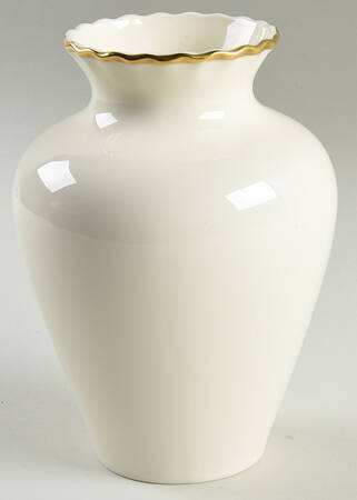 Heather (Gold Trim, Albion Shape) 7" Vase
