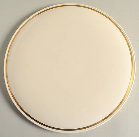 Heather (Gold Trim, Albion Shape) Cake Plate