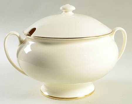 Heather (Gold Trim, Albion Shape) Tureen & Lid