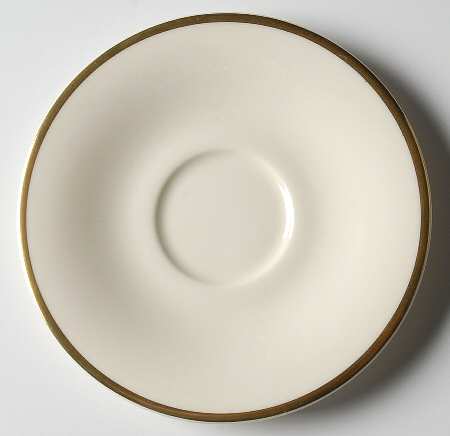 Heather (Gold Trim, Albion Shape) Saucer
