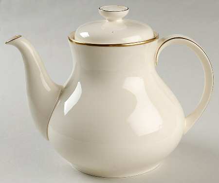 Heather (Gold Trim, Albion Shape) Teapot & Lid by Royal Doulton
