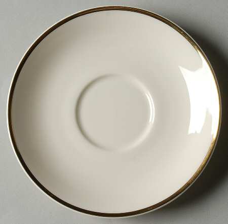 Heather (Gold Trim, Albion Shape) Saucer for Demitasse Cup