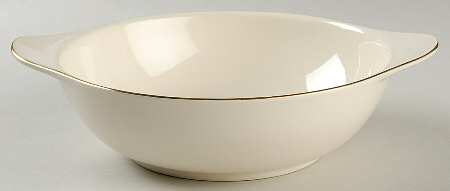 Heather (Gold Trim, Albion Shape) Round Vegetable No Lid