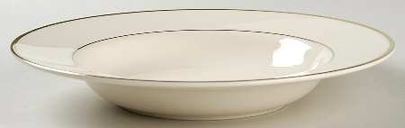 Heather (Gold Trim, Albion Shape) Large Rim Soup Bowl by Royal Doulton