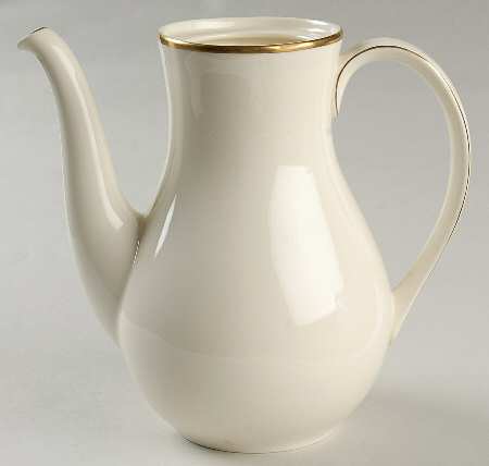 Heather (Gold Trim, Albion Shape) Coffee Pot No Lid