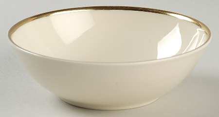 Heather (Gold Trim, Albion Shape) Fruit/Dessert (Sauce) Bowl
