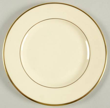 Heather (Gold Trim, Albion Shape) Luncheon Plate