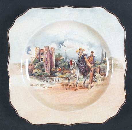 Historic England Square Salad Plate