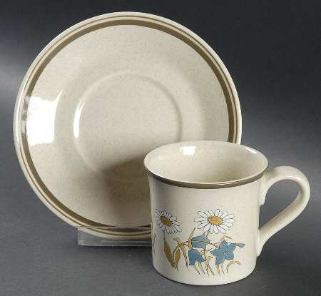 Hill Top Flat Demitasse Cup & Saucer Set