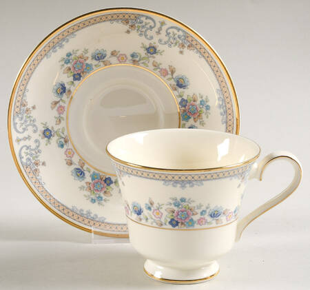 Highland Valley Footed Cup & Saucer Set