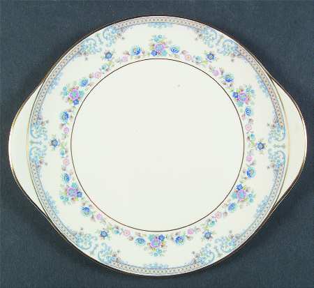 Highland Valley Handled Cake Plate