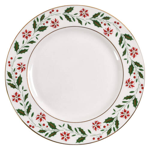 Holly Salad Plate