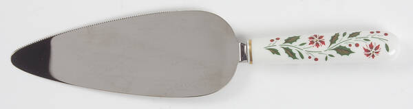 Holly Pie Server with Stainless Blade