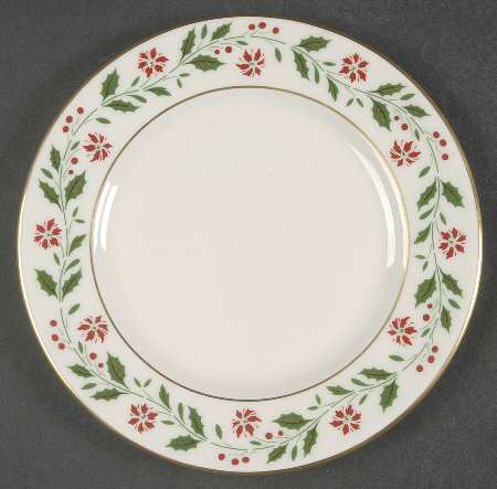 Holly Bread & Butter Plate