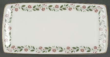 Holly Bread Tray
