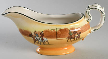 Hunting (John Peel, Bone) Gravy Boat
