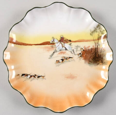 Hunting (John Peel, Bone) 8" Cookie Plate