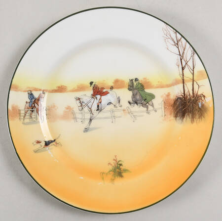 Hunting (John Peel, Bone) Salad Plate