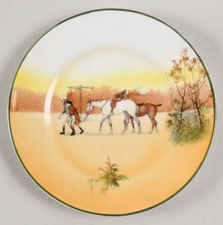 Hunting (John Peel, Bone) Small Bread & Butter Plate