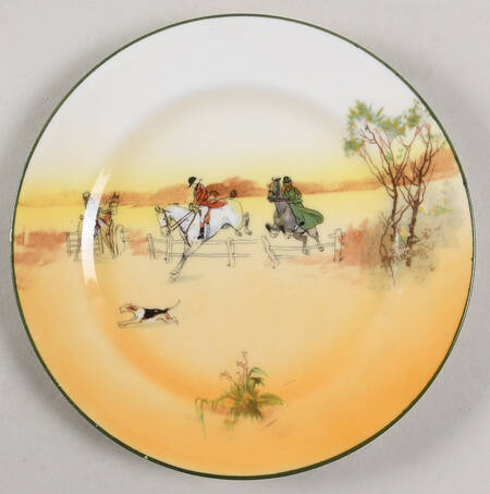 Hunting (John Peel, Bone) Small Bread & Butter Plate